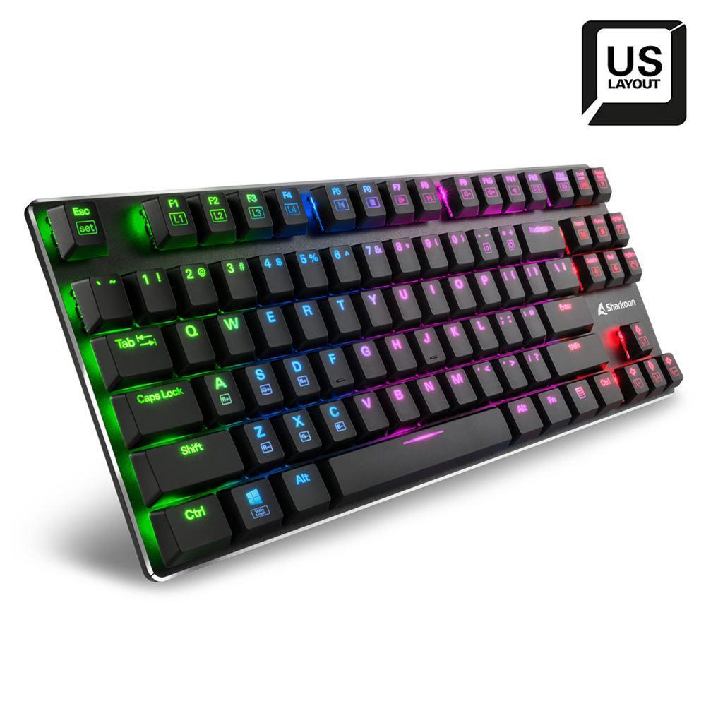 Sharkoon PureWriter TKL RGB Blue US (PUWRTKLBL) (SHRPUWRTKLBL)
