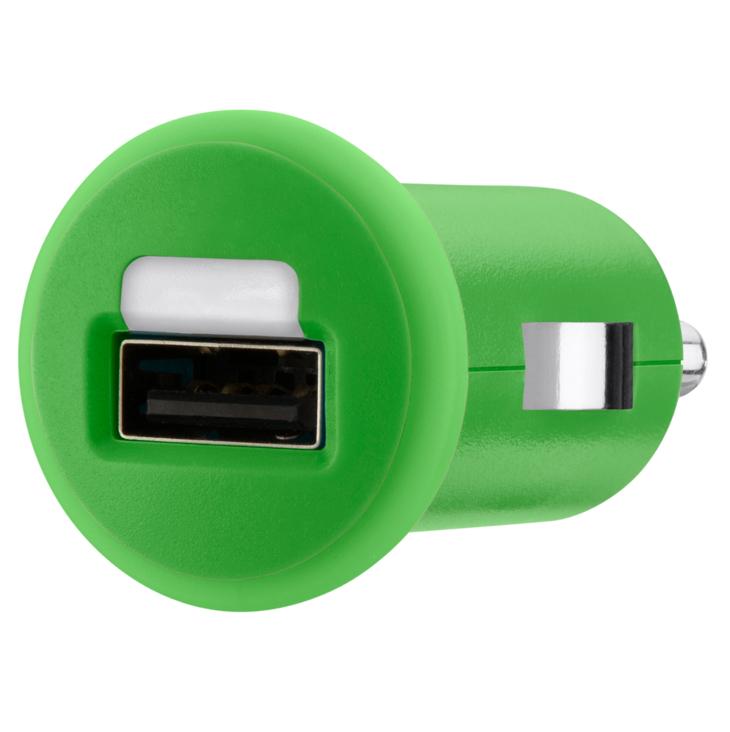 Зарядно за кола за мобилни тeлефони - Belkin Mixit Car Charger 1Amp (зелен) | JAR Computers Зарядно за кола за мобилни тeлефони - Belkin Mixit Car Charger 1Amp (зелен)