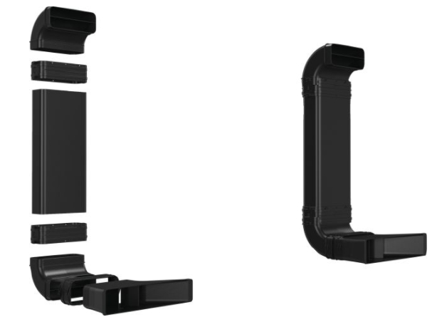 Bosch HEZ9VDKR0, Recirculation accessory kit, partly ducted, for worktop depths of 70 cm (or larger) | JAR Computers Bosch HEZ9VDKR0, Recirculation accessory kit, partly ducted, for worktop depths of 70 cm (or larger)