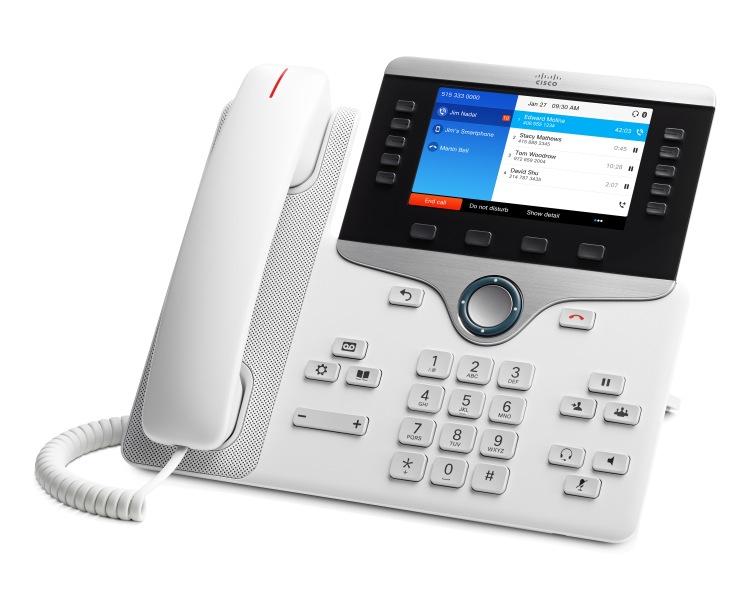 Cisco 8851 IP телефон Бяла 5 линии LCD | JAR Computers Cisco 8851 IP телефон Бяла 5 линии LCD
