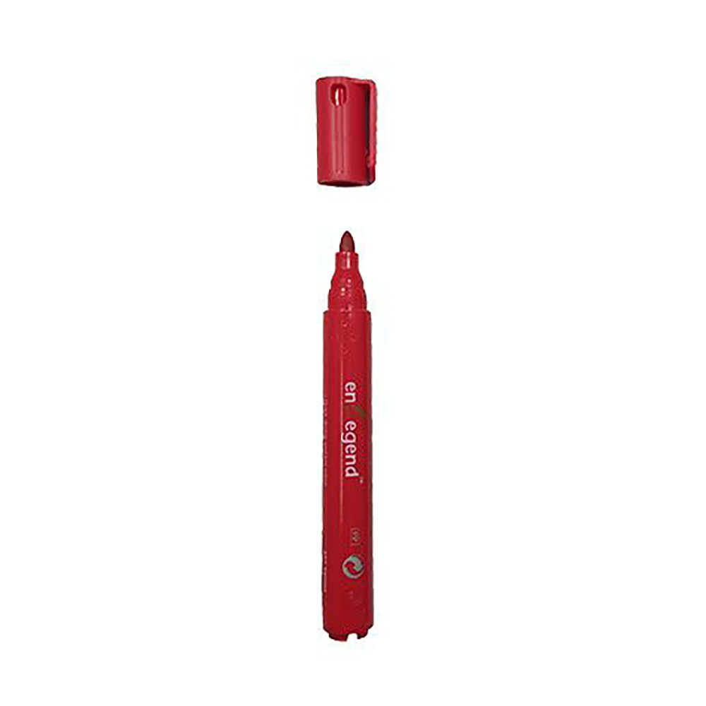 Enlegend Permanent Refillable Marker Red (ENL-PM2008-RD) (ENLPM2008RD)