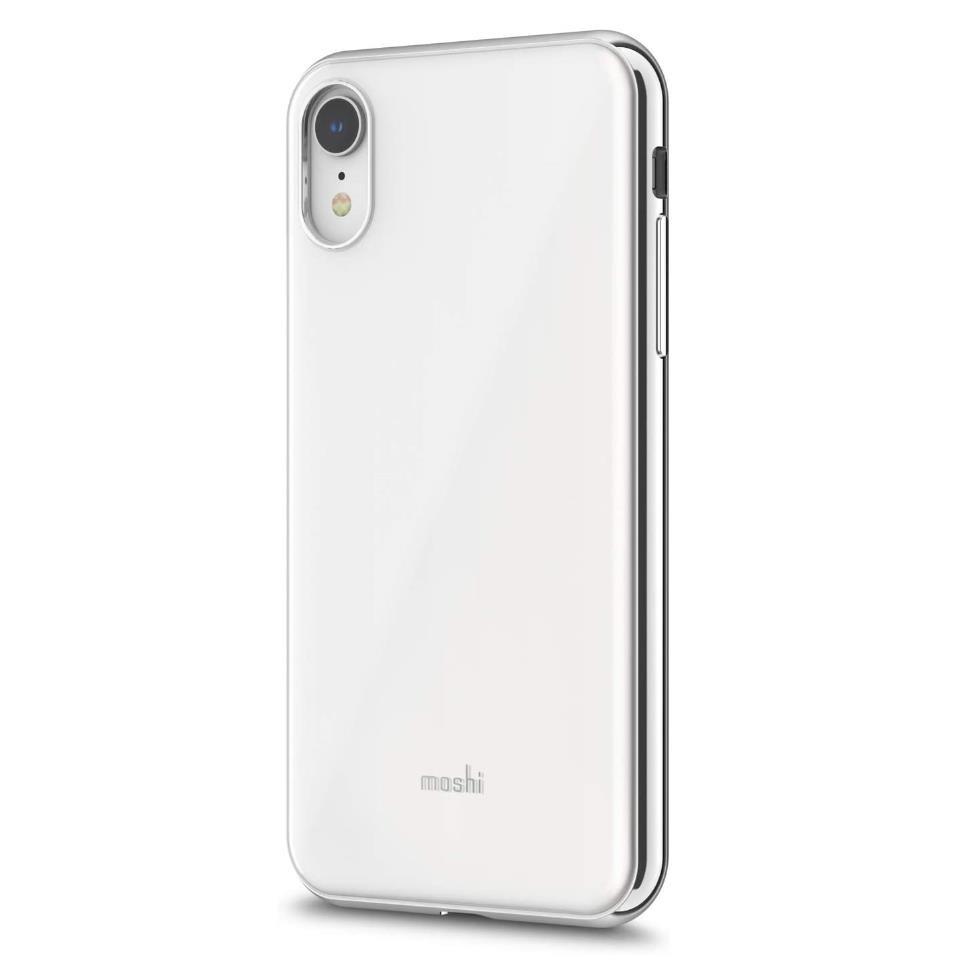 Хибриден удароустойчив кейс за iPhone XR - Moshi iGlaze SnapToª Case (бял) | JAR Computers Хибриден удароустойчив кейс за iPhone XR - Moshi iGlaze SnapToª Case (бял)