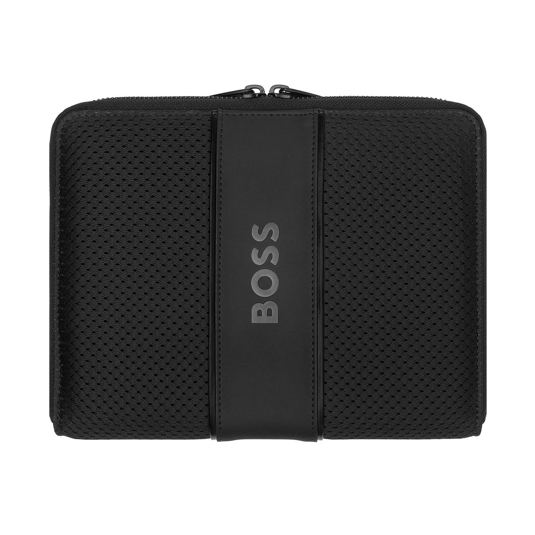 Hugo Boss Папка Arche, A5, с цип, черна | JAR Computers Hugo Boss Папка Arche, A5, с цип, черна