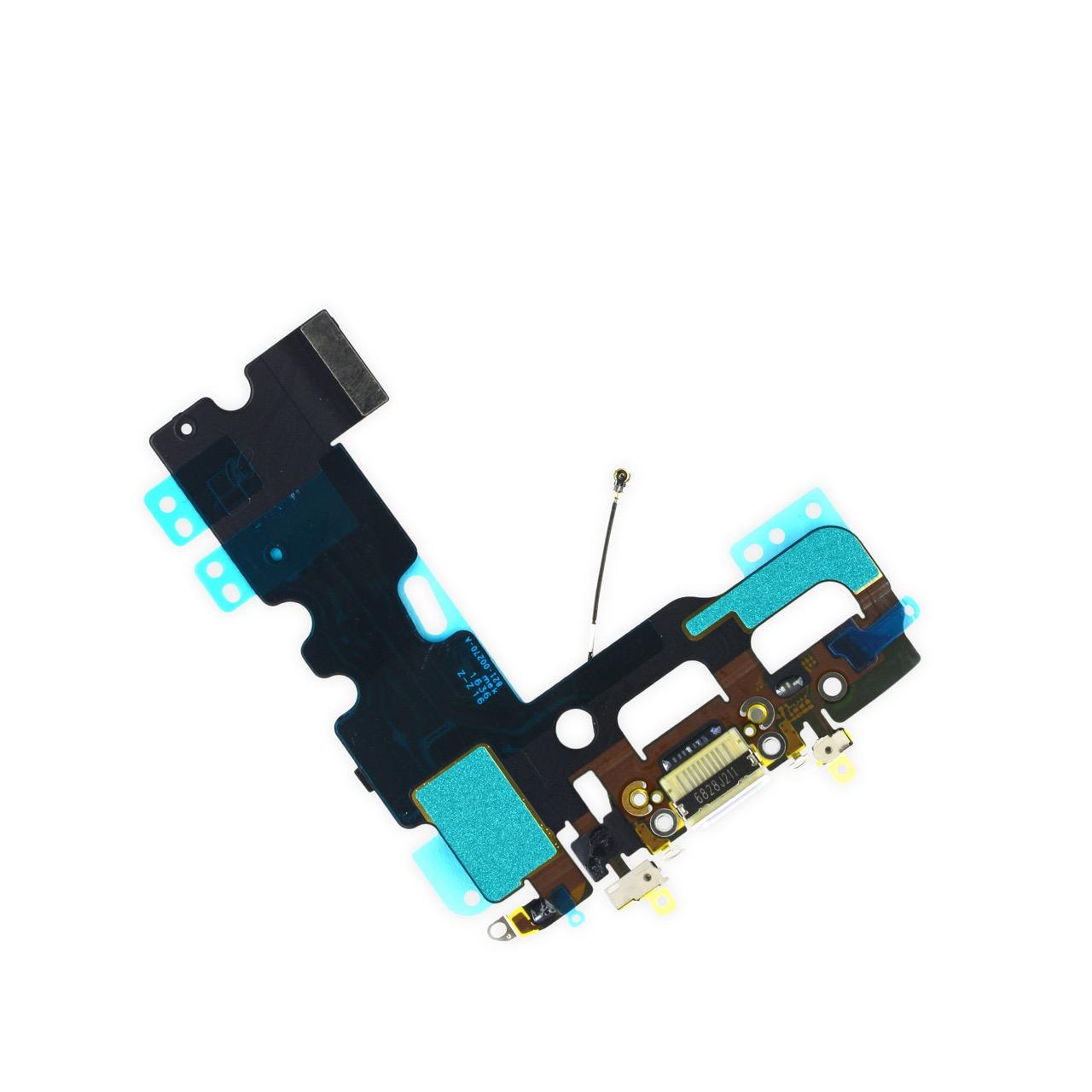 Лентов кабел с Lightning конектора и долните микрофони за iPhone 7 - iFixit iPhone 7 Lightning Connector Assembly Part Only (сив) | JAR Computers Лентов кабел с Lightning конектора и долните микрофони за iPhone 7 - iFixit iPhone 7 Lightning Connector Assembly Part Only (сив)