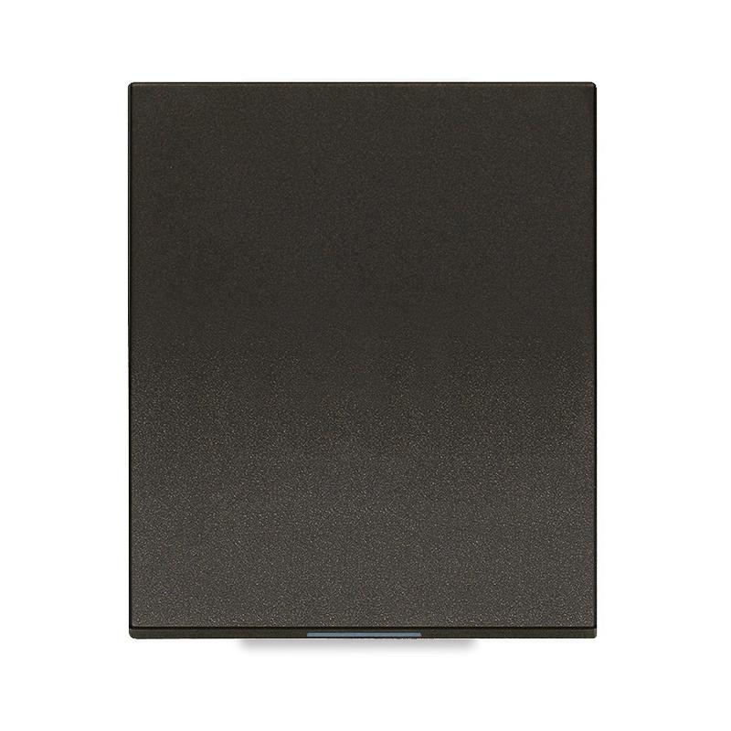 Лицев панел с вертикална подсветка за In-line механизъм 2M Black - VIMAR LINEA 31000S.2G | JAR Computers Лицев панел с вертикална подсветка за In-line механизъм 2M Black - VIMAR LINEA 31000S.2G