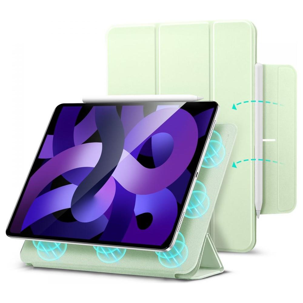 Магнитен полиуретанов калъф с поставка за iPad Air 5 (2022), iPad Air 4 (2020) - ESR Rebound Magnetic Case (зелен) | JAR Computers Магнитен полиуретанов калъф с поставка за iPad Air 5 (2022), iPad Air 4 (2020) - ESR Rebound Magnetic Case (зелен)