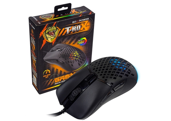 Mouse Roxpower ST-GM399 Gaming RGB Optical, Black | JAR Computers Mouse Roxpower ST-GM399 Gaming RGB Optical, Black