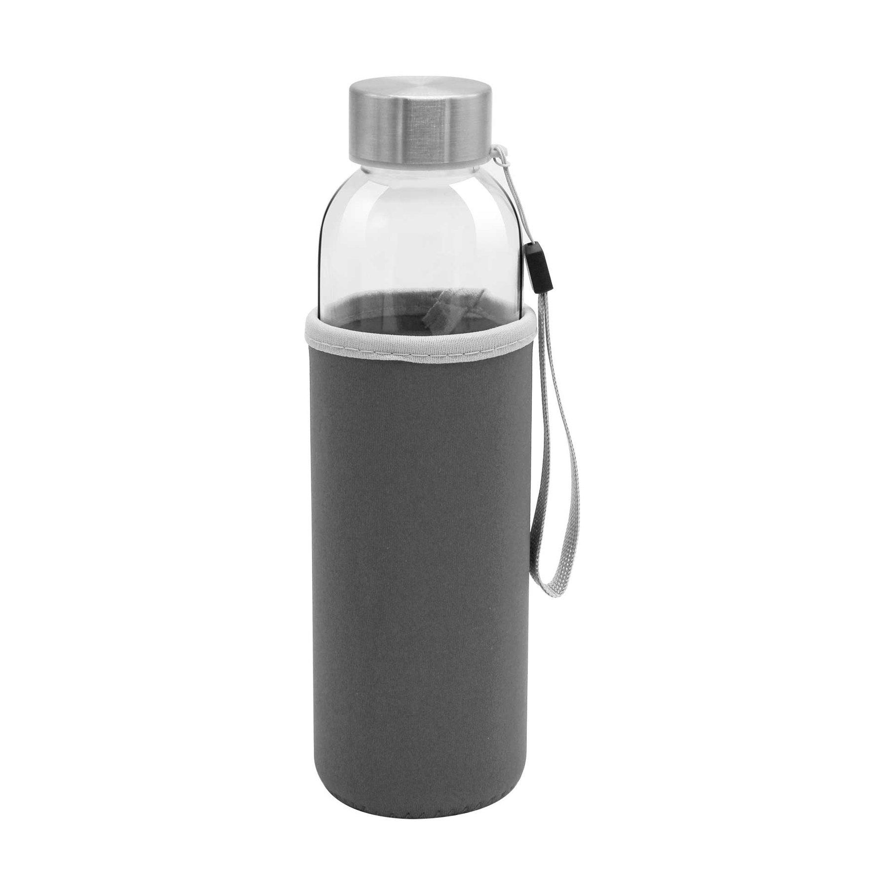 Office 1 Бутилка Halo, стъклена, 500 ml, със сив калъф | JAR Computers Office 1 Бутилка Halo, стъклена, 500 ml, със сив калъф