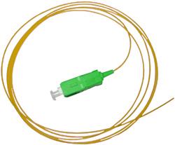 Оптичен пигтейл (накрайник) SC/APC SM 0.9mm Simplex, L=1.5m | JAR Computers Оптичен пигтейл (накрайник) SC/APC SM 0.9mm Simplex, L=1.5m