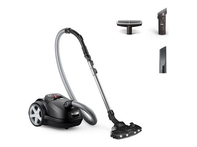 PHILIPS XD8122/10 Bagged vacuum cleaner S8000 Performer LED Allergy H13 filter Deep Black | JAR Computers PHILIPS XD8122/10 Bagged vacuum cleaner S8000 Performer LED Allergy H13 filter Deep Black