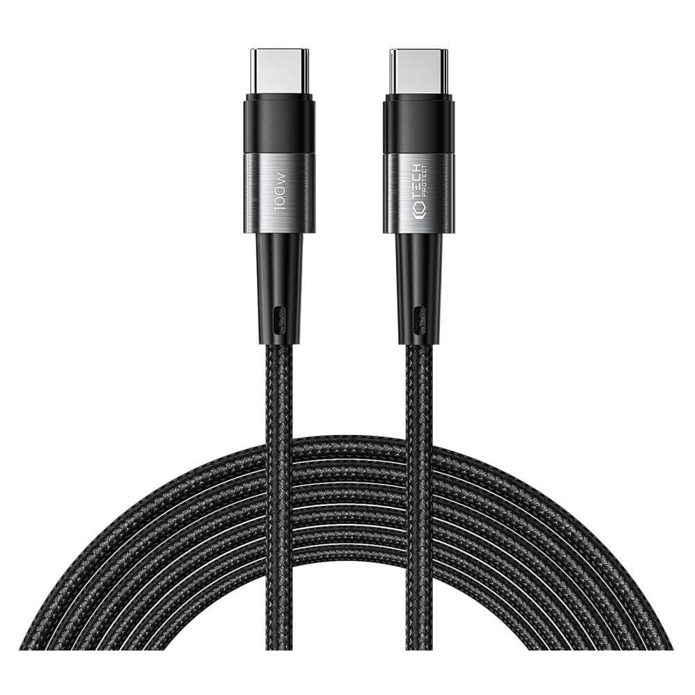 Tech-Protect Ultraboost USB-C to USB-C Cable 100W - USB-C към USB-C кабел за устройства с USB-C порт (300 см) (черен)