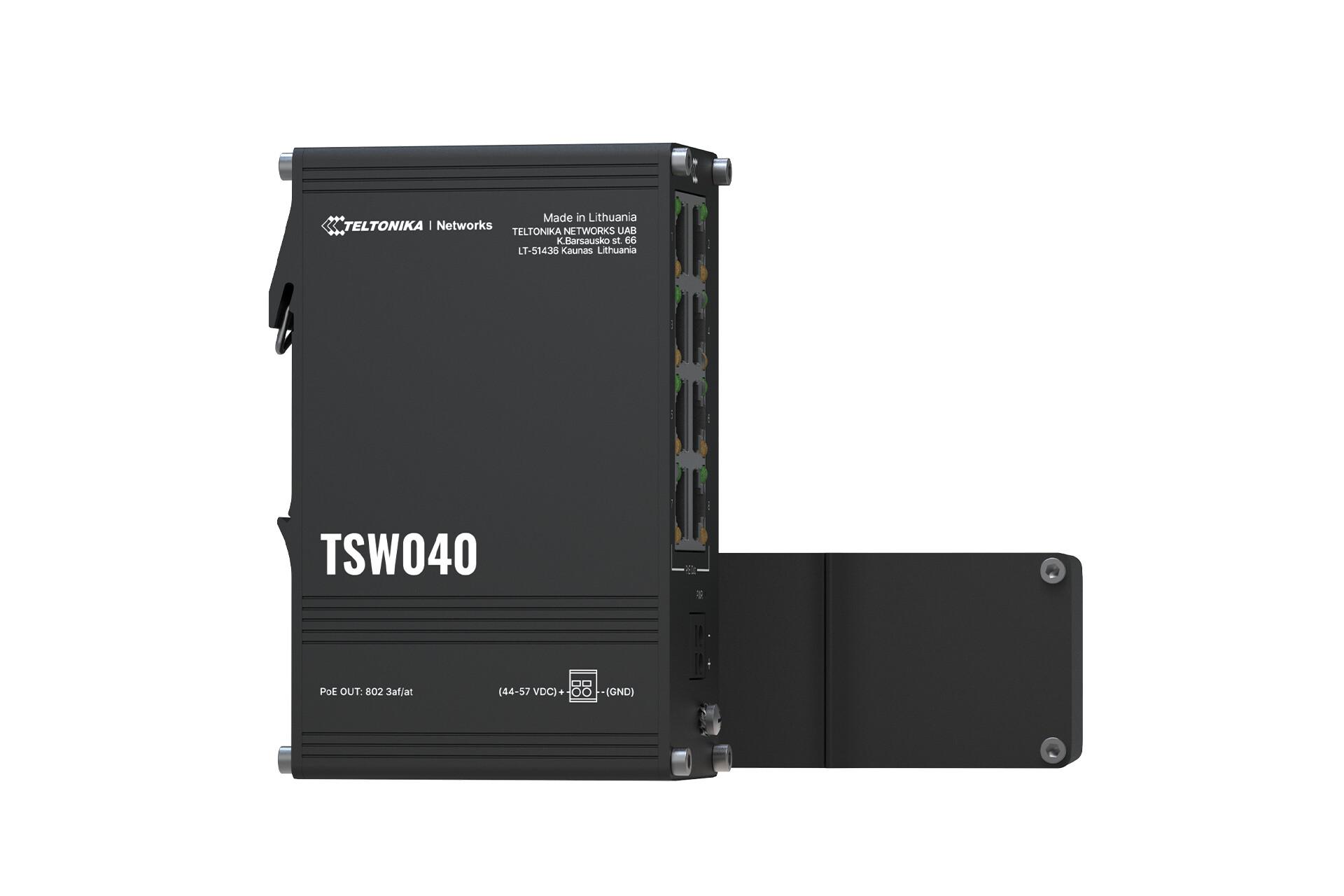 Teltonika NETWORKS TSW040 8-Port PoE+ Switch Неуправляем Fast Ethernet (10/100) Захранване по Ethernet (PoE) Черен | JAR Computers Teltonika NETWORKS TSW040 8-Port PoE+ Switch Неуправляем Fast Ethernet (10/100) Захранване по Ethernet (PoE) Черен