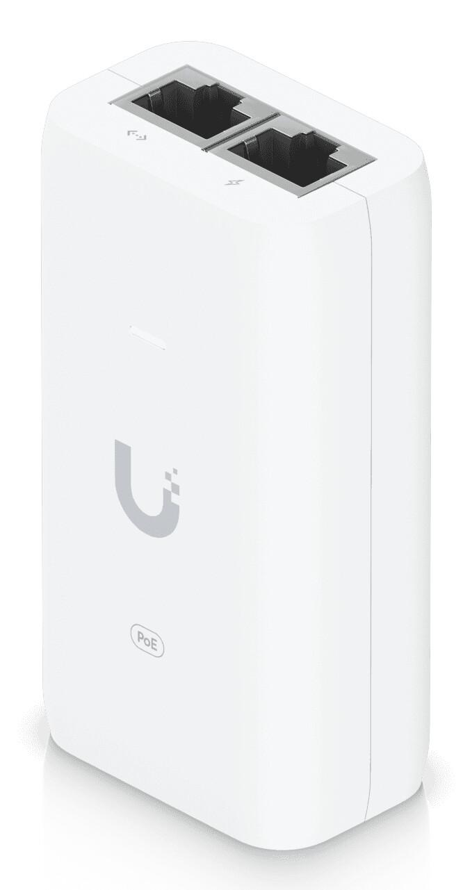 Ubiquiti U-POE PoE адаптер Гигабитов етернет 48 V