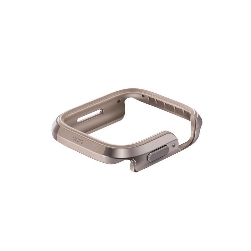Удароустойчив хибриден кейс за Apple Watch 45мм, 44мм - Uniq Valencia Reinforced Aluminium Protective Case (златист) | JAR Computers Удароустойчив хибриден кейс за Apple Watch 45мм, 44мм - Uniq Valencia Reinforced Aluminium Protective Case (златист)