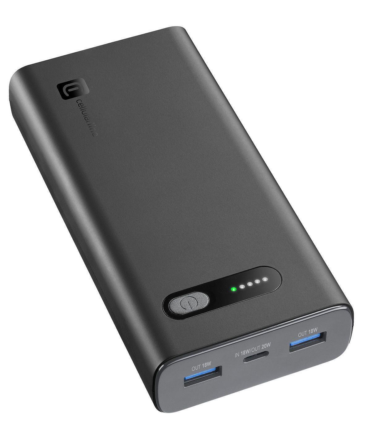 Външна батерия Power Bank 20000mAh с Power Delivery 20W | JAR Computers Външна батерия Power Bank 20000mAh с Power Delivery 20W