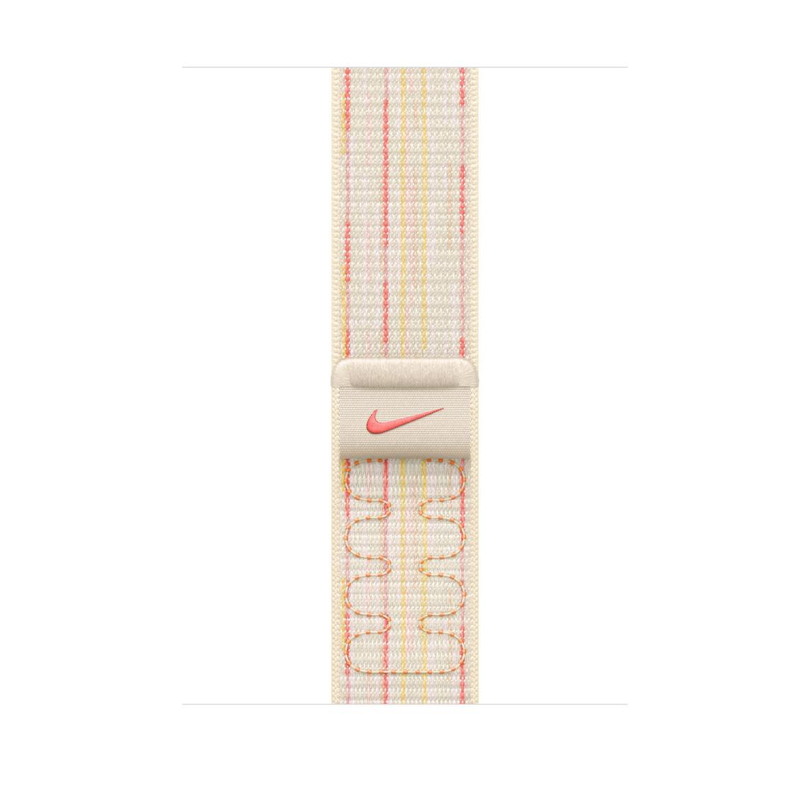 Apple Watch 46mm Nike Sport Loop:  Starlight/Pink Nike Sport Loop | JAR Computers Apple Watch 46mm Nike Sport Loop:  Starlight/Pink Nike Sport Loop