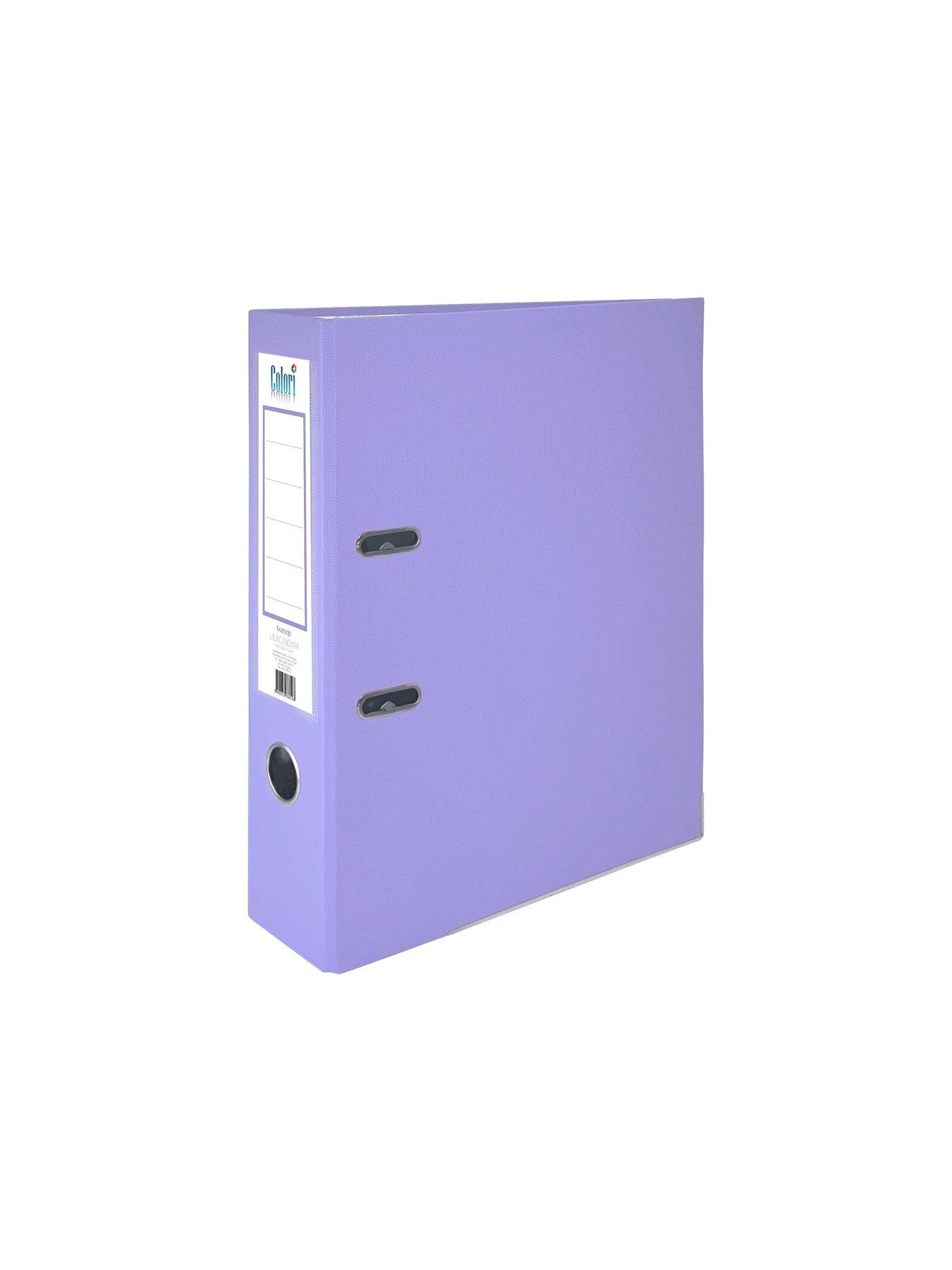 Colori Класьор, 8 cm, PP, с метален кант, несглобен, люляк, 50 броя | JAR Computers Colori Класьор, 8 cm, PP, с метален кант, несглобен, люляк, 50 броя