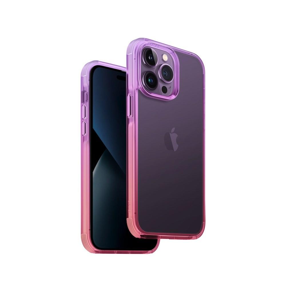 Хибриден удароустойчив кейс за iPhone 14 Pro - Uniq Combat Duo Case (лилав-розов) | JAR Computers Хибриден удароустойчив кейс за iPhone 14 Pro - Uniq Combat Duo Case (лилав-розов)