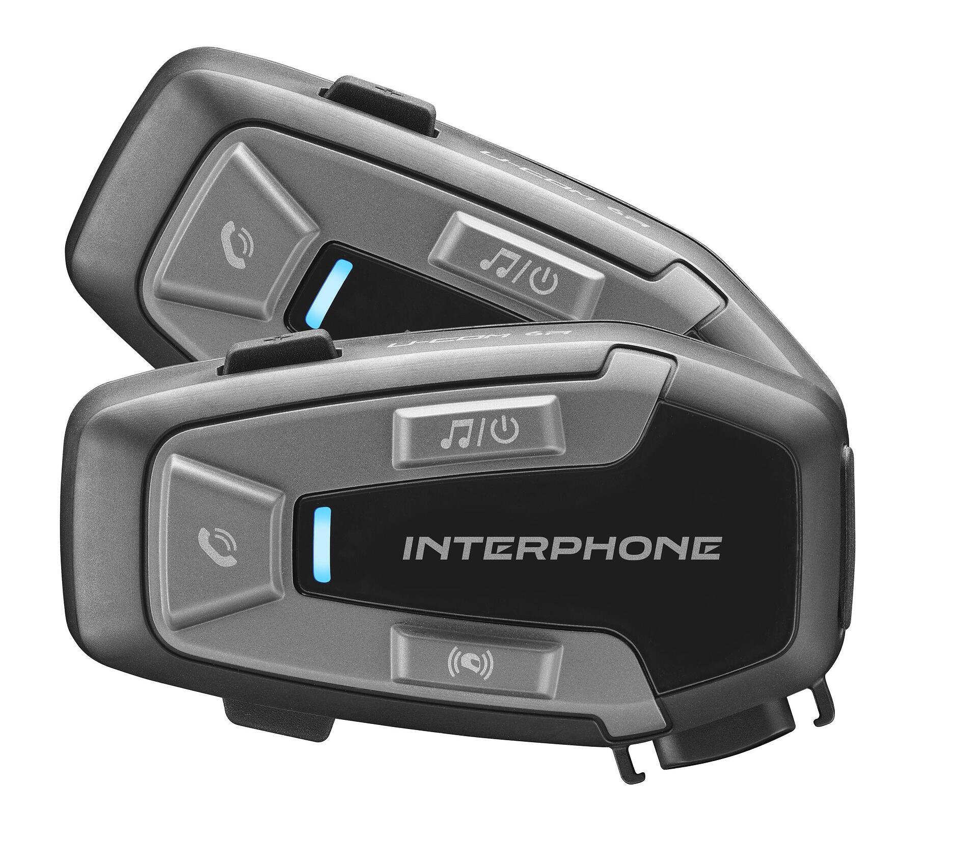 INT Bluetooth хедсет за каска U-COM6R TP – двоен | JAR Computers INT Bluetooth хедсет за каска U-COM6R TP – двоен