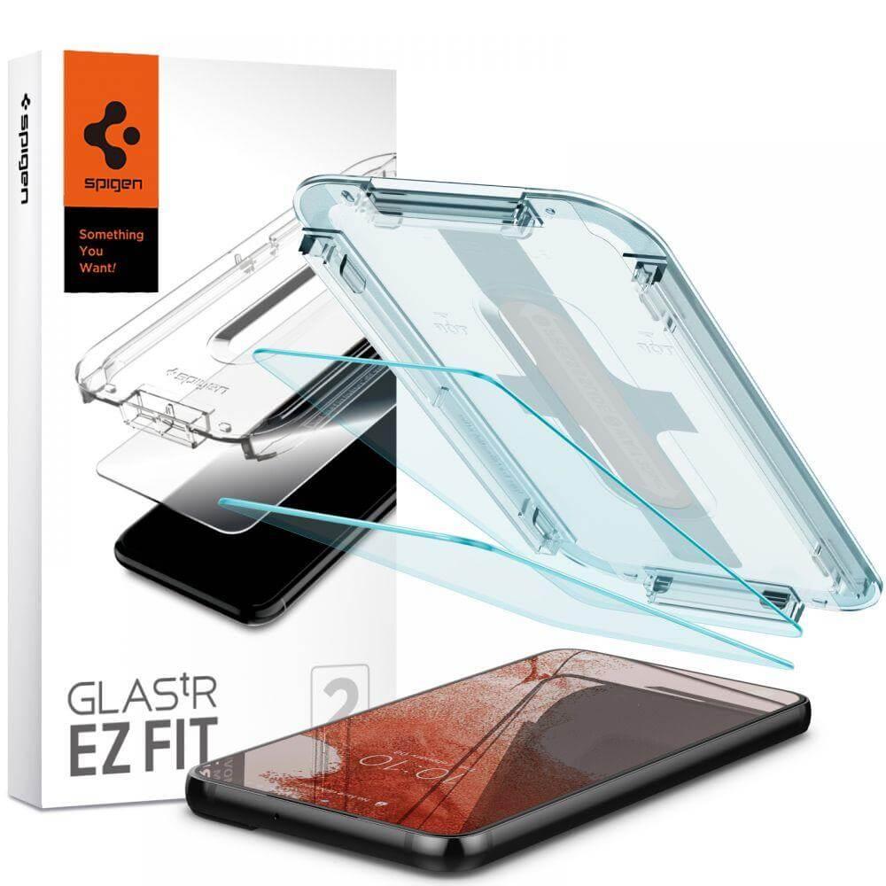 Калено стъклено защитно покритие за дисплея на Samsung Galaxy S22 Plus (2 броя) - Spigen Tempered Glass GLAS.tR EZ Fit (прозрачно) | JAR Computers Калено стъклено защитно покритие за дисплея на Samsung Galaxy S22 Plus (2 броя) - Spigen Tempered Glass GLAS.tR EZ Fit (прозрачно)