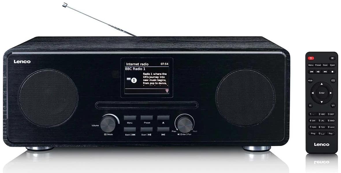 Lenco Музикална система DIR-261BK, черна | JAR Computers Lenco Музикална система DIR-261BK, черна