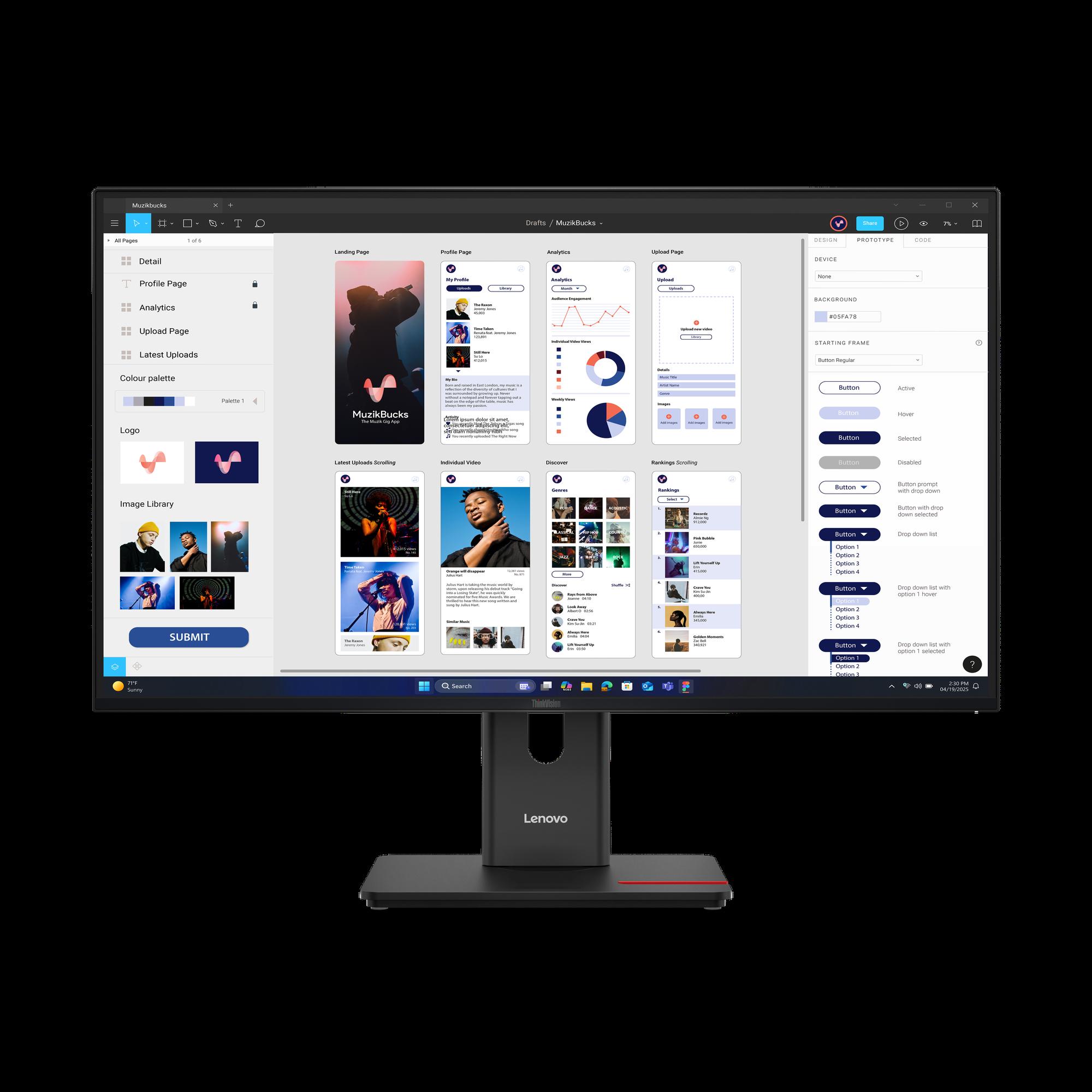 Монитор 32" Lenovo Monitor T32UD-40 / 64B0GAT1EU Black - PN 64B0GAT1EU | JAR Computers Монитор 32" Lenovo Monitor T32UD-40 / 64B0GAT1EU Black - PN 64B0GAT1EU