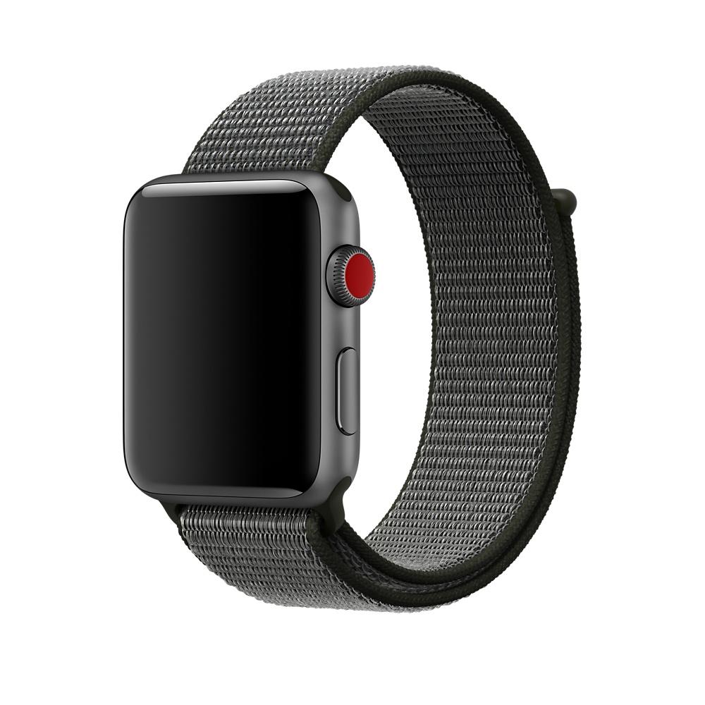 Оригинална текстилна каишка за Apple Watch 38мм, 40мм, 41мм, 42мм (2024) - Apple Dark Olive Sport Loop (reconditioned) (тъмнозелен) | JAR Computers Оригинална текстилна каишка за Apple Watch 38мм, 40мм, 41мм, 42мм (2024) - Apple Dark Olive Sport Loop (reconditioned) (тъмнозелен)