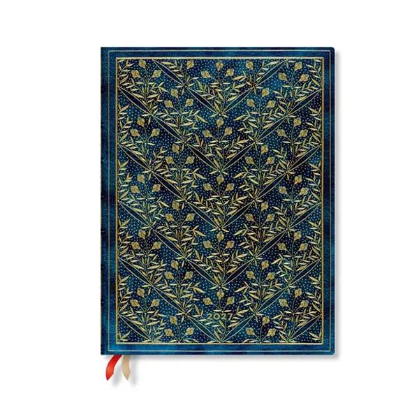 Paperblanks Планер Wildflower Song, Ultra, хоризонтален, твърда корица, 88 листа, за 2027 година | JAR Computers Paperblanks Планер Wildflower Song, Ultra, хоризонтален, твърда корица, 88 листа, за 2027 година