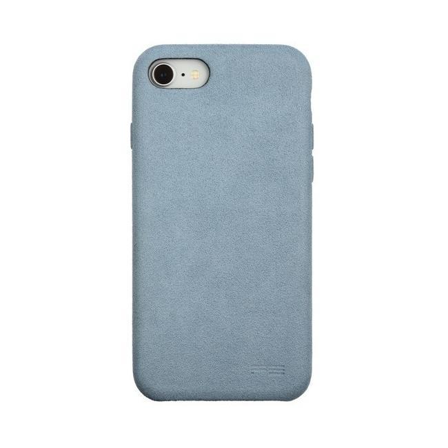 Поликарбонатов кейс с микрофибърно покритие за iPhone SE (2022), iPhone SE (2020), iPhone 8, iPhone 7 - Power Support Ultrasuede Air Jacket (светлосин) | JAR Computers Поликарбонатов кейс с микрофибърно покритие за iPhone SE (2022), iPhone SE (2020), iPhone 8, iPhone 7 - Power Support Ultrasuede Air Jacket (светлосин)
