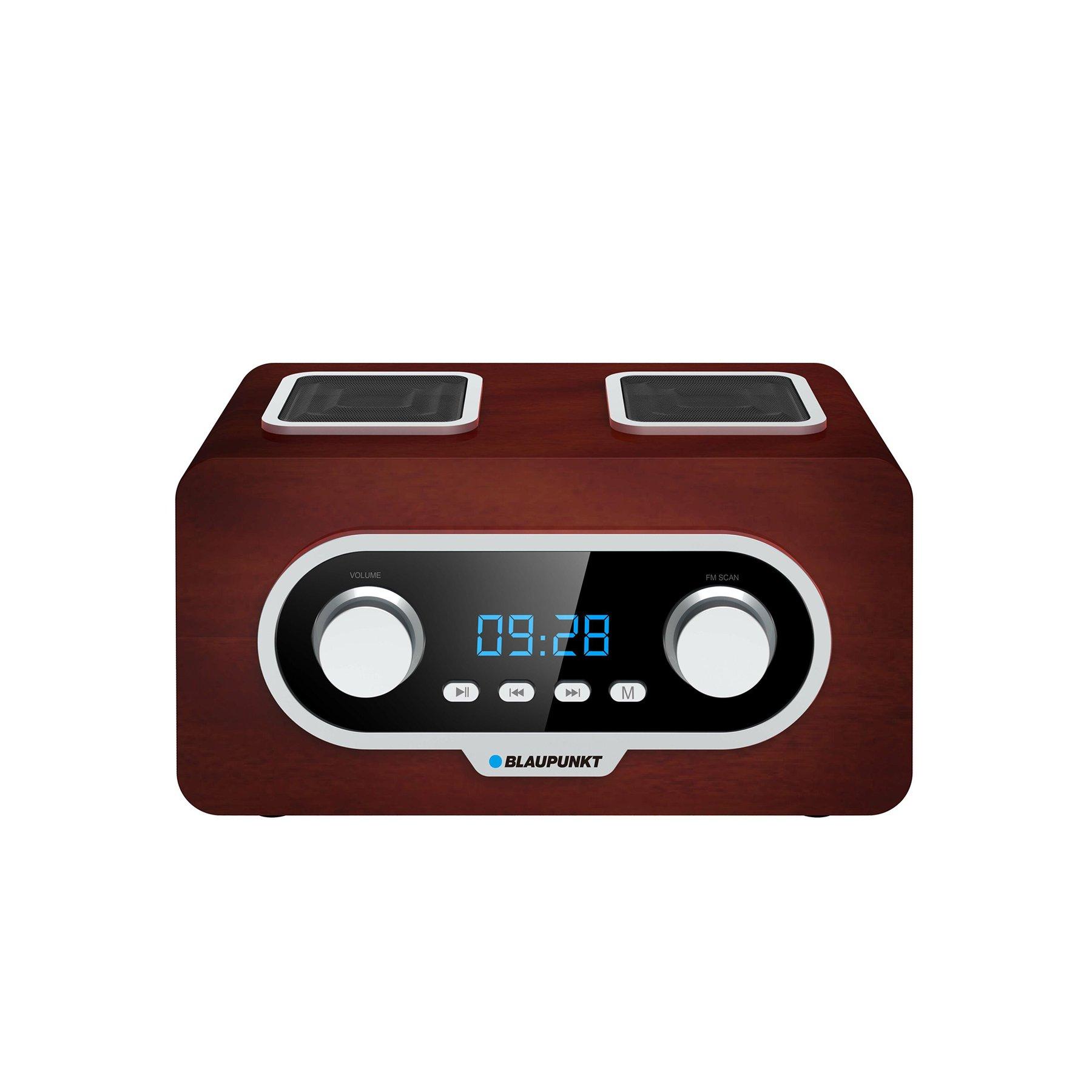 Радио Blaupunkt PP5.2BR, портативно, FM/SD/USB/AUX, с часовник и аларма, 3 W | JAR Computers Радио Blaupunkt PP5.2BR, портативно, FM/SD/USB/AUX, с часовник и аларма, 3 W