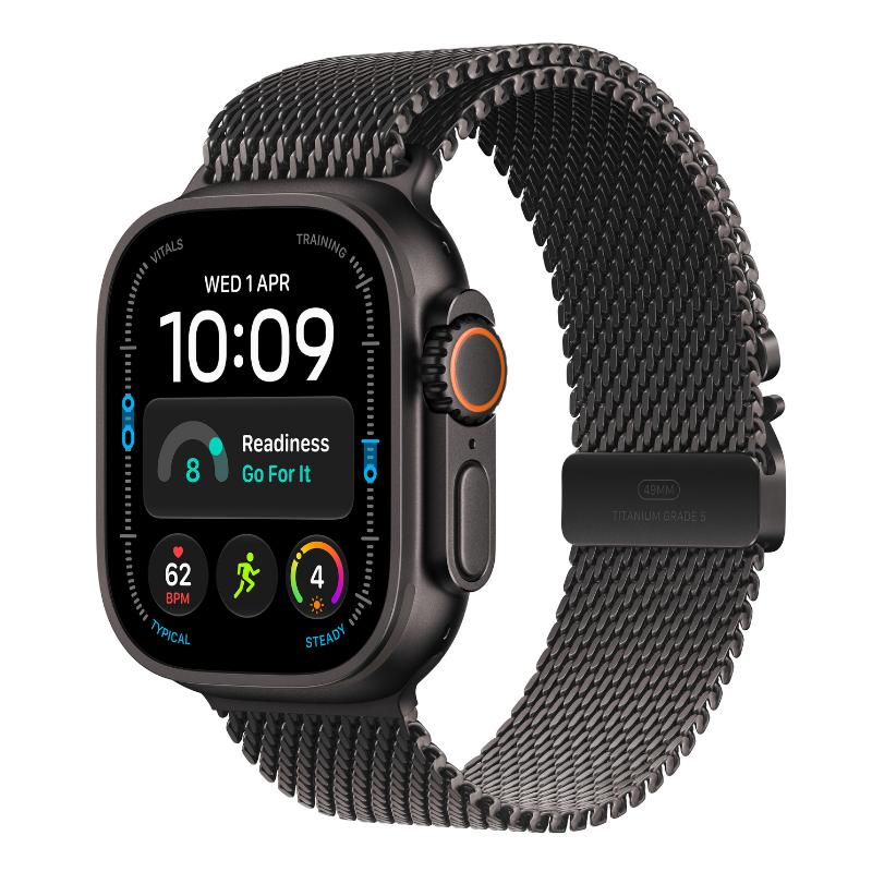 Смарт часовник Apple Watch Ultra 4 49mm Black/Milanese S mjau4 , 64 , Apple S11 64-bit Dual Core