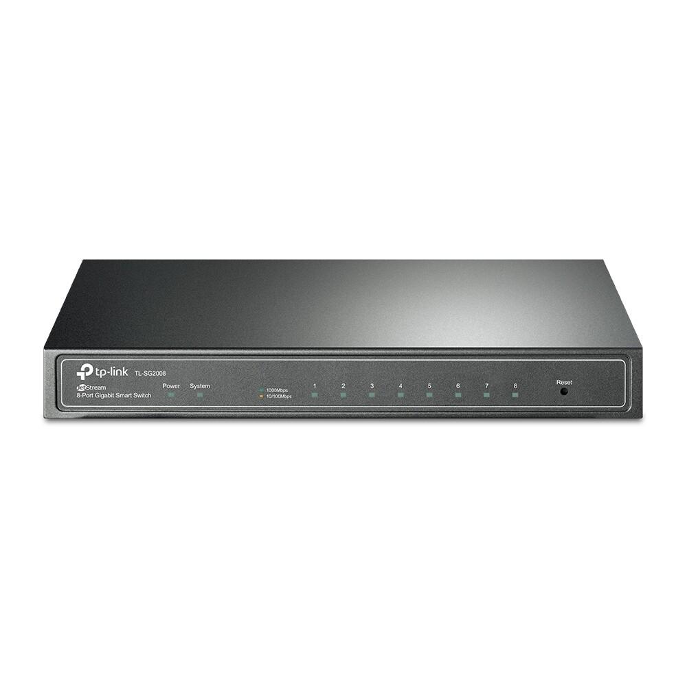 TP-LINK 8-портов Gigabit smart комутатор TP-Link JetStream TL-SG2008EU | JAR Computers TP-LINK 8-портов Gigabit smart комутатор TP-Link JetStream TL-SG2008EU