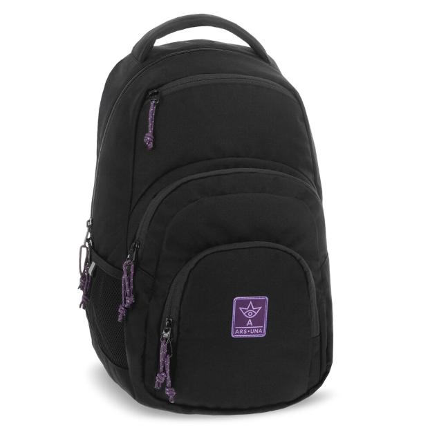 Ученическа раница AU-2 Ars Una Girl Black-Violet Cordura