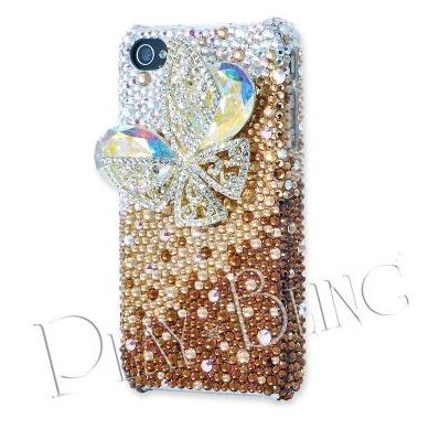 Уникален кейс с кристали на Сваровски за iPhone 4/4S - PlayBling Butterfly Crystal Case | JAR Computers Уникален кейс с кристали на Сваровски за iPhone 4/4S - PlayBling Butterfly Crystal Case