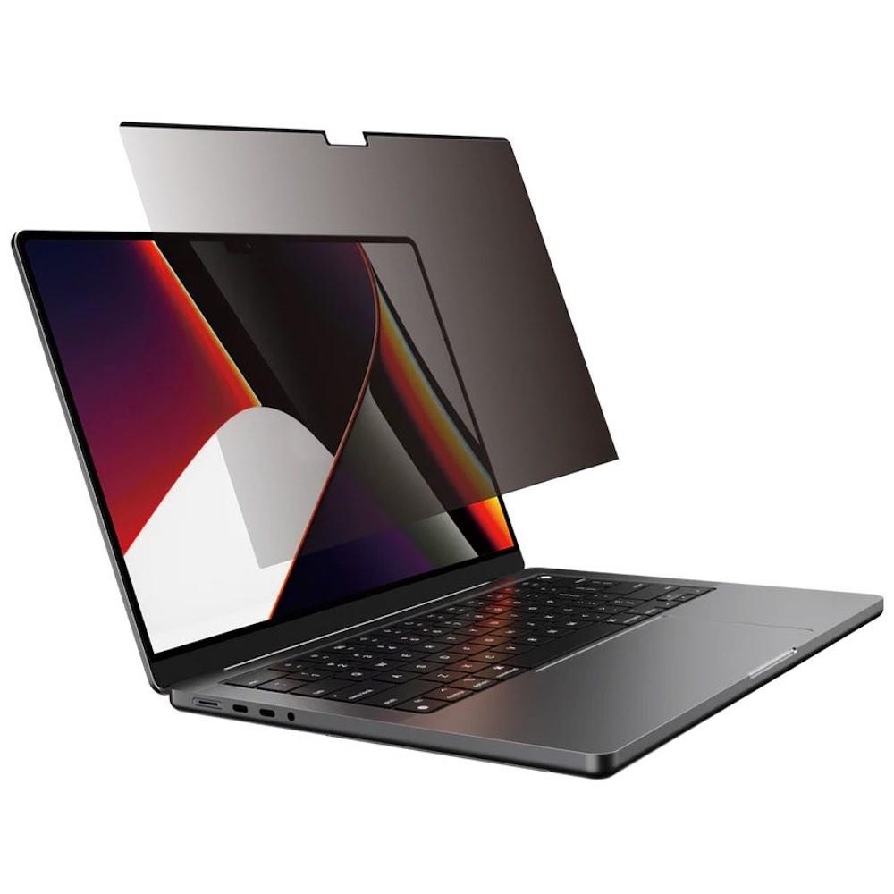 Защитно покритие с определен ъгъл на виждане за дисплея на MacBook Pro 16 M1 (2021), MacBook Pro 16 M2 (2023) - SwitchEasy EasyProtector Magnetic Privacy Screen Protector (черен-прозрачен) | JAR Computers Защитно покритие с определен ъгъл на виждане за дисплея на MacBook Pro 16 M1 (2021), MacBook Pro 16 M2 (2023) - SwitchEasy EasyProtector Magnetic Privacy Screen Protector (черен-прозрачен)