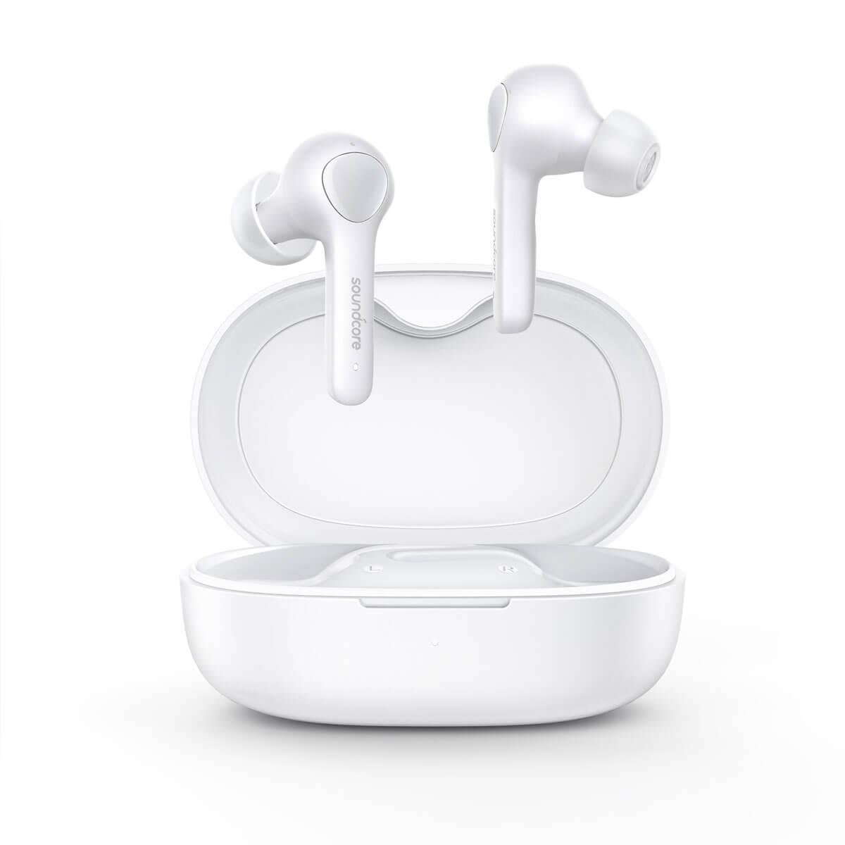 Безжични блутут слушалки с кейс за мобилни устройства - Anker Soundcore Life Note 3i TWS Active Noise Cancelling Earphones (бял) | JAR Computers Безжични блутут слушалки с кейс за мобилни устройства - Anker Soundcore Life Note 3i TWS Active Noise Cancelling Earphones (бял)
