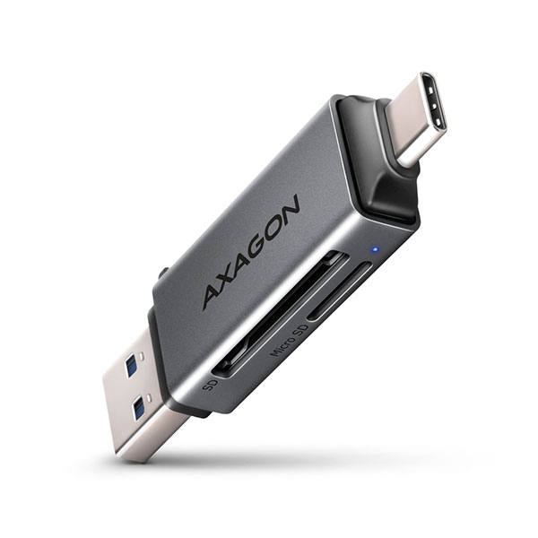 Cardreader USB3-A/C, SD/Micro SD, AXAGON CRE-DAC | JAR Computers Cardreader USB3-A/C, SD/Micro SD, AXAGON CRE-DAC
