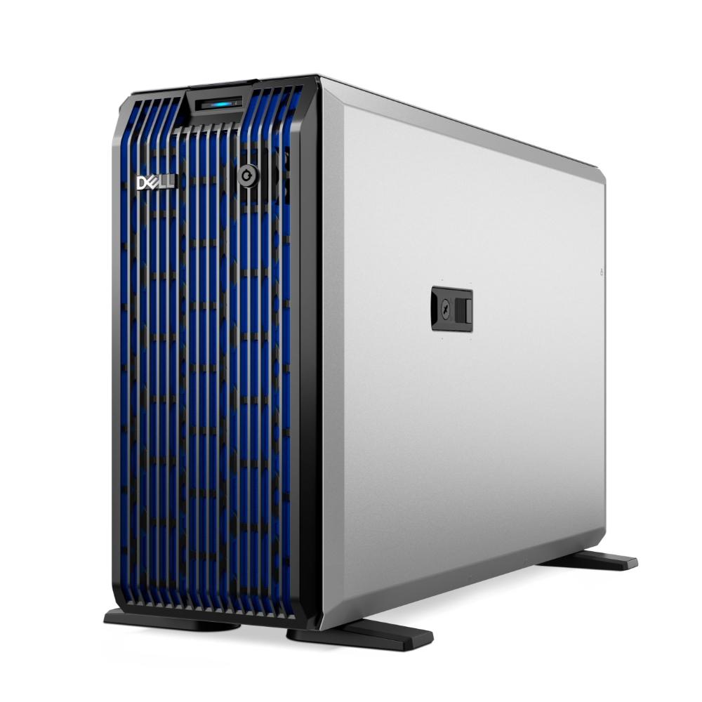 Dell PowerEdge T360, Xeon 6315P, 8x 3.5" Chassis, 480GB SSD, 16GB, Dual 700W, Intel Xeon 6 Performance 6315P 2.8G, 4C/4T, 12M Cache, 3.5" up to 8 Hot Plug Drives, 480GB SSD SATA RI 6Gbps, 16GB UDIMM 5600MT/s ECC, PERC H355, Basic NBD 3Y