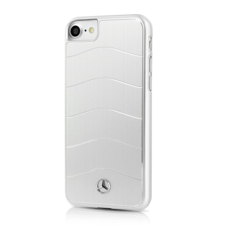 Дизайнерски алуминиев кейс за iPhone 8 Plus, iPhone 7 Plus - Mercedes-Benz Aluminium Hard Case (сребрист) | JAR Computers Дизайнерски алуминиев кейс за iPhone 8 Plus, iPhone 7 Plus - Mercedes-Benz Aluminium Hard Case (сребрист)