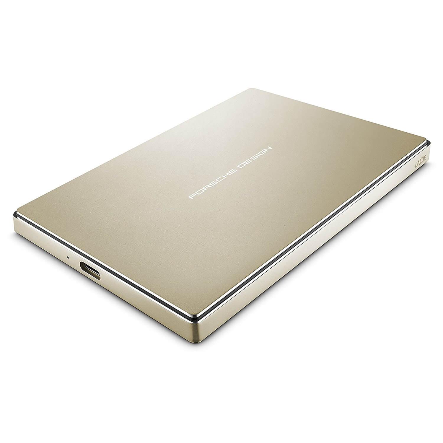 Дизайнерски външен хард диск с USB-C - Porsche Design Mobile Drive USB-C 2TB (златист) | JAR Computers Дизайнерски външен хард диск с USB-C - Porsche Design Mobile Drive USB-C 2TB (златист)