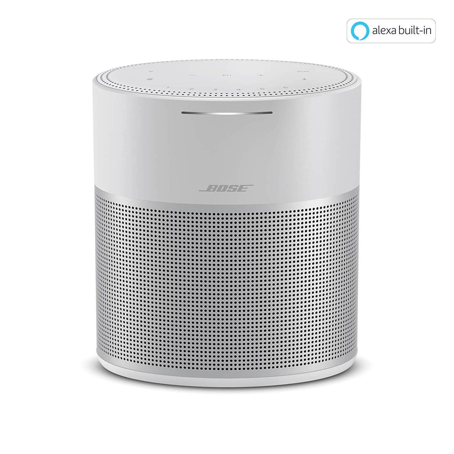 Домашна безжична аудио система с гласов контрол - Bose Home Speaker 300 (сребрист) | JAR Computers Домашна безжична аудио система с гласов контрол - Bose Home Speaker 300 (сребрист)
