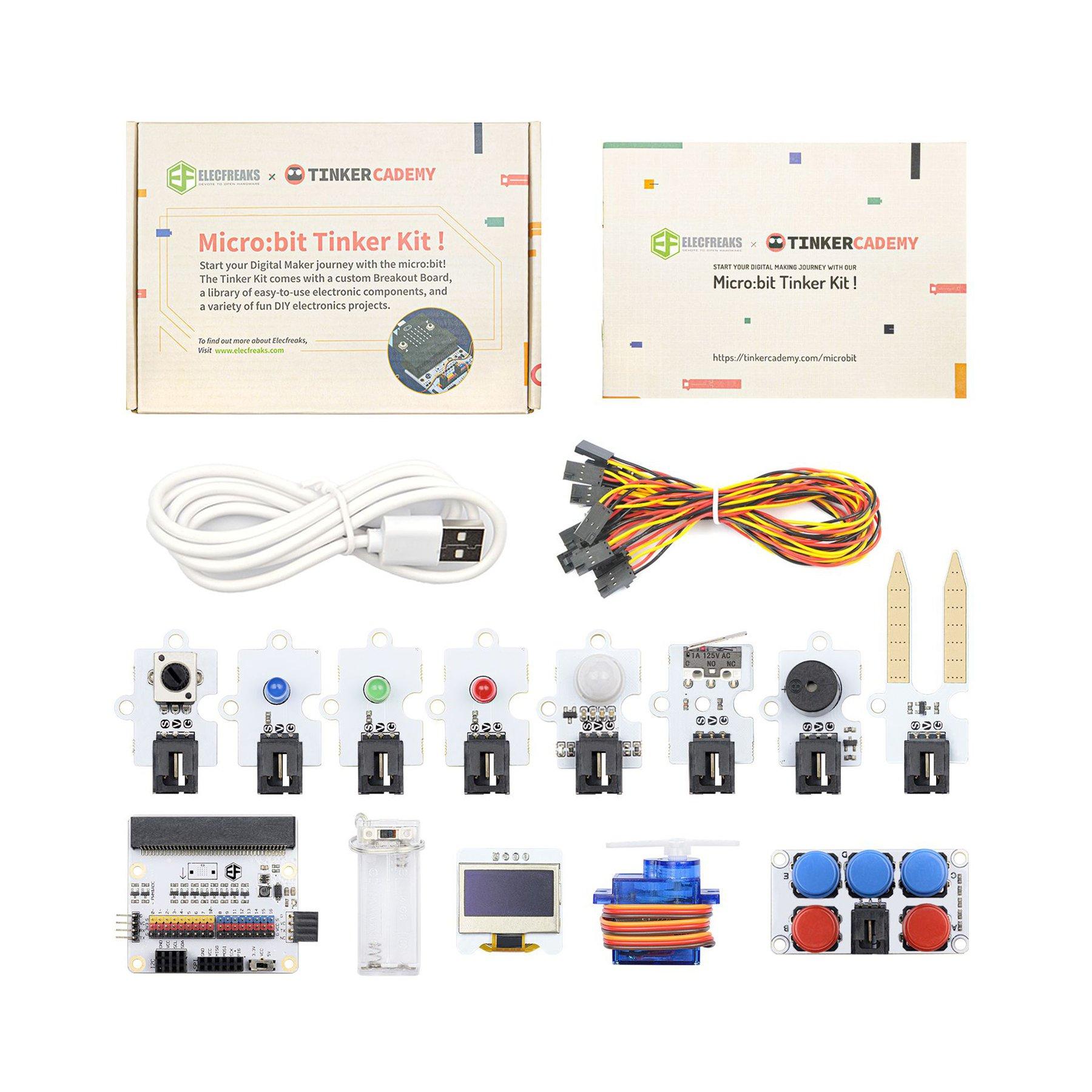 Elecfreaks Комплект EF08183, 32 части, с Micro:Bit платка | JAR Computers Elecfreaks Комплект EF08183, 32 части, с Micro:Bit платка