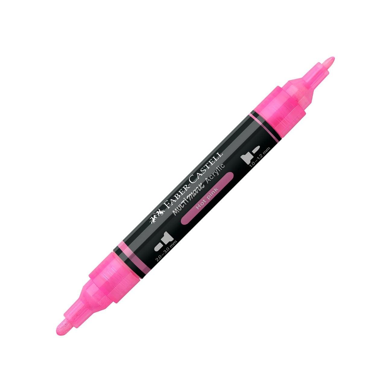 Faber-Castell Акрилен маркер Multimark, № 329, наситенорозов
