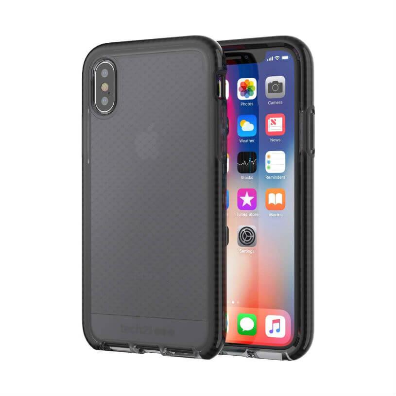 Хибриден кейс с висока защита за iPhone XS, iPhone X - Tech21 Evo Check Case (черен-прозрачен) | JAR Computers Хибриден кейс с висока защита за iPhone XS, iPhone X - Tech21 Evo Check Case (черен-прозрачен)