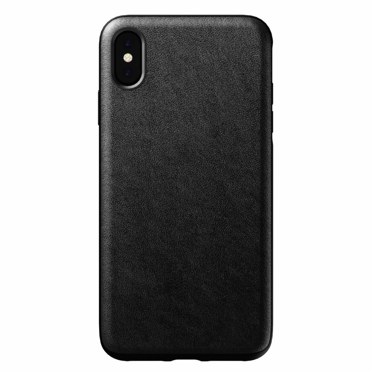 Кожен (естествена кожа) кейс за iPhone XS Max - Nomad Leather Rugged Case (черен) | JAR Computers Кожен (естествена кожа) кейс за iPhone XS Max - Nomad Leather Rugged Case (черен)
