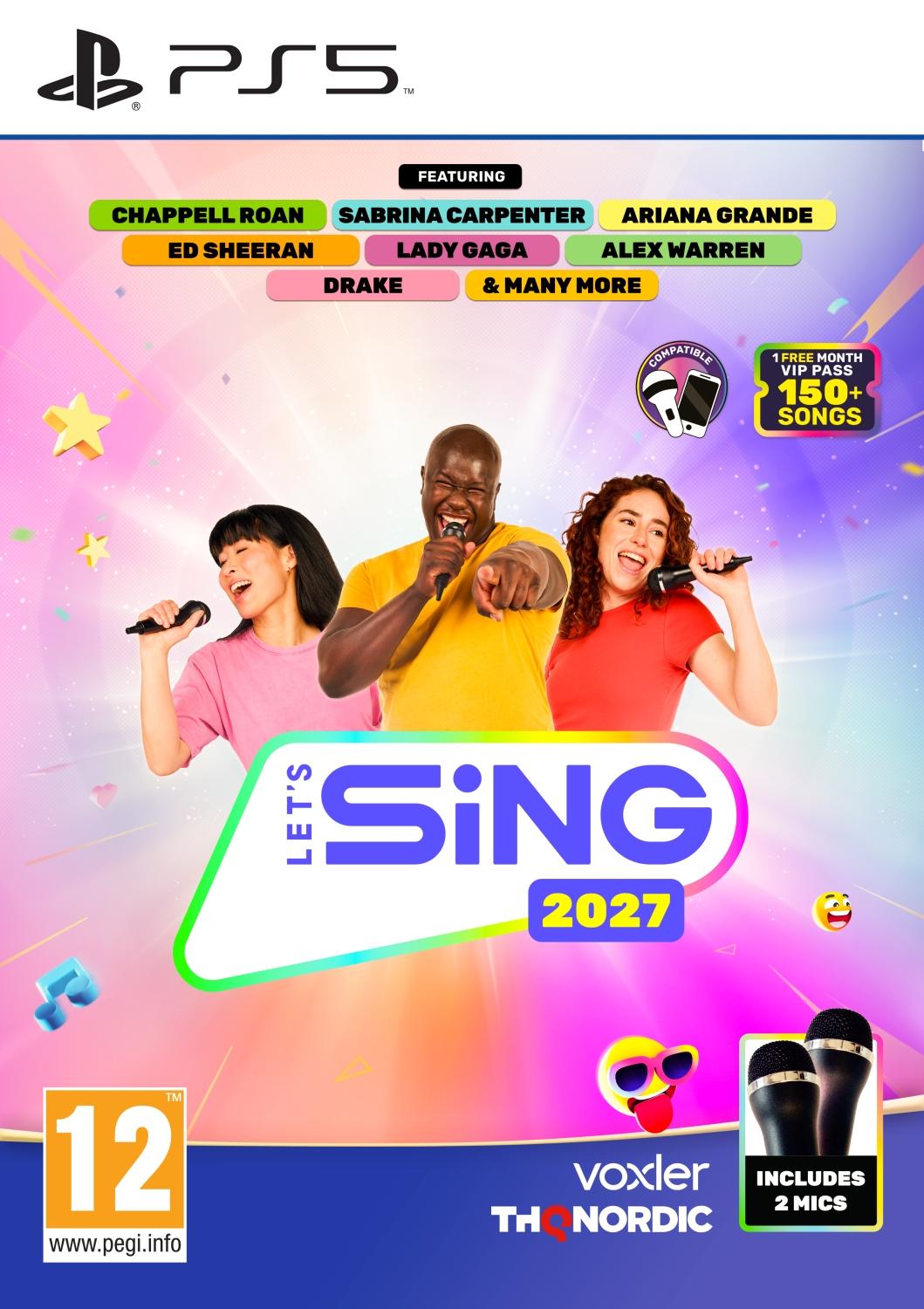 Let's Sing 2027 + 2 микрофона (PS5)
