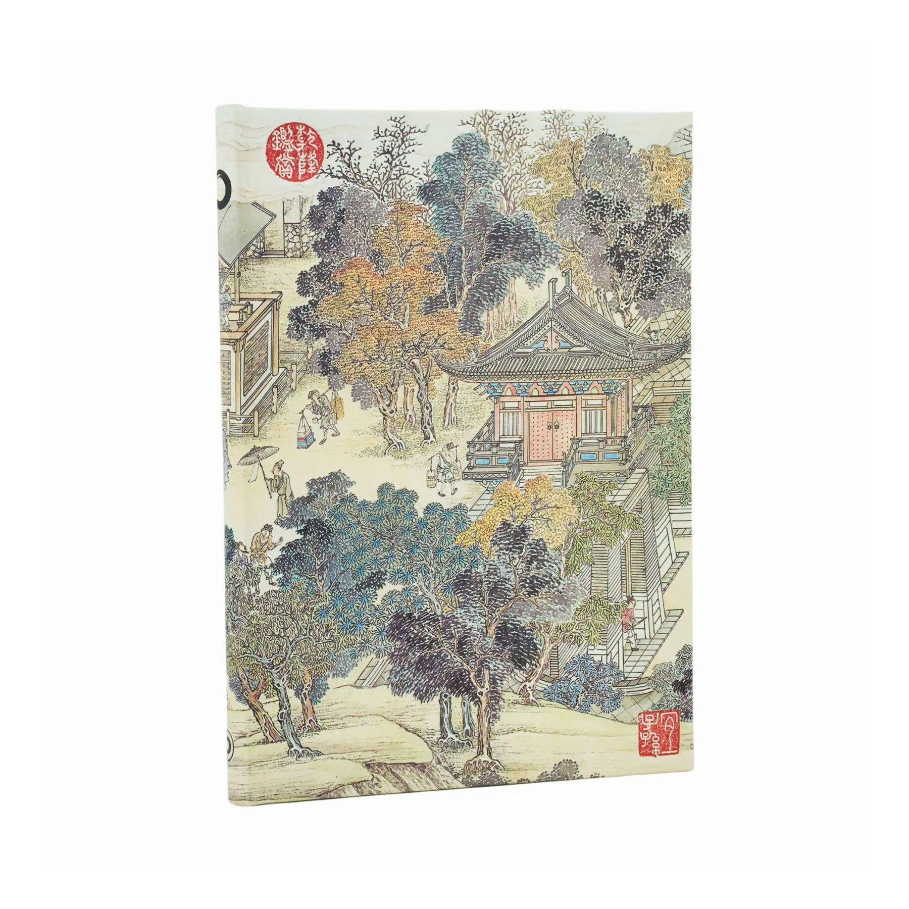 Paperblanks Тефтер Golden Age of Prosperity, Midi, широки редове, твърда корица, 72 листа | JAR Computers Paperblanks Тефтер Golden Age of Prosperity, Midi, широки редове, твърда корица, 72 листа