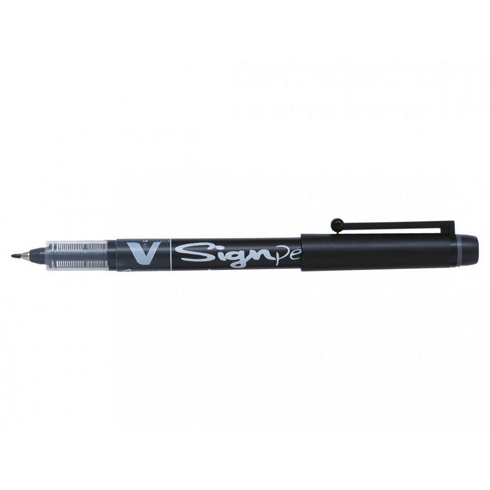 Pilot V-Sign Pen 0.6 Ballpoint Black (SW-VSPB) (PILSWVSPB) | JAR Computers Pilot V-Sign Pen 0.6 Ballpoint Black (SW-VSPB) (PILSWVSPB)