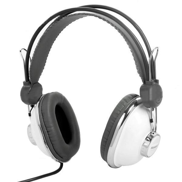 Слушалки с отделен микрофон - Kanen KM-740 Stereo Headphones (бели) | JAR Computers Слушалки с отделен микрофон - Kanen KM-740 Stereo Headphones (бели)