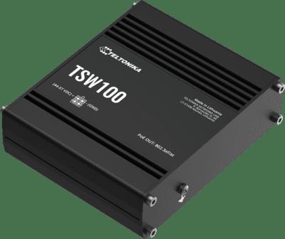 Teltonika TSW100 PoE+ Switch 5 GbE Ports | JAR Computers Teltonika TSW100 PoE+ Switch 5 GbE Ports